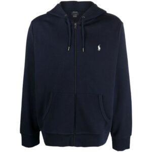 POLO RALPH LAUREN Double-Knit Full-Zip Navy Hoodie