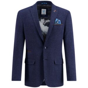 A Fish Named Fred Navy Piqué Jacket