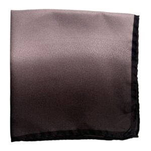 Amanda Christensen Classic Plain Black Pocket Square