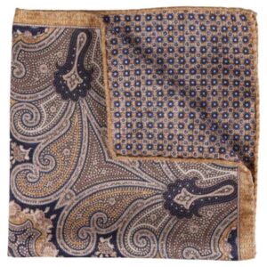 Amanda Christensen Double Faced Yellow Pocket Square