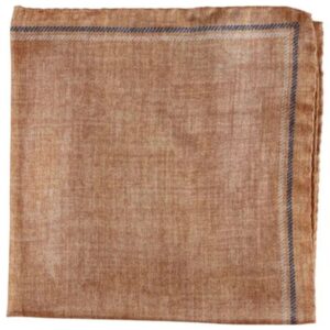 Amanda Christensen Plain Mélange Yellow Pocket Square