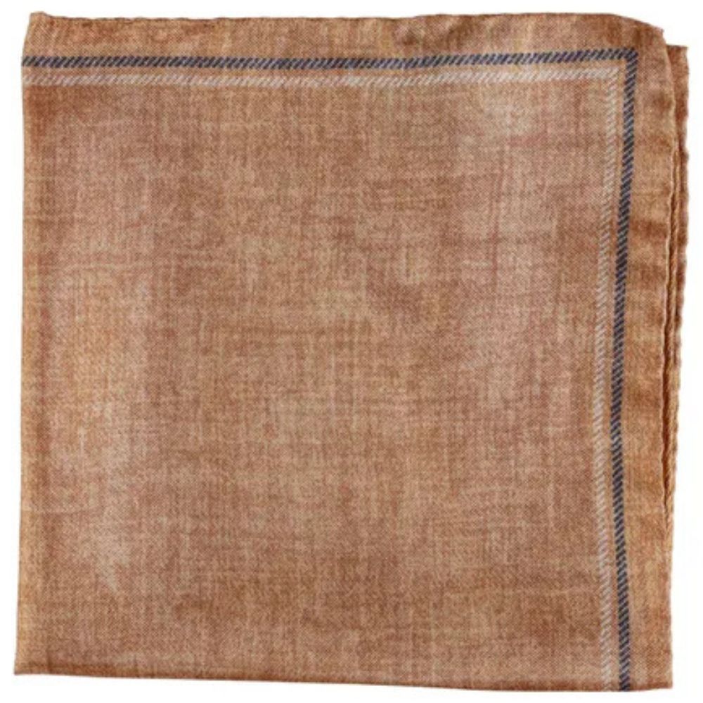 Amanda Christensen Plain Mélange Yellow Pocket Square