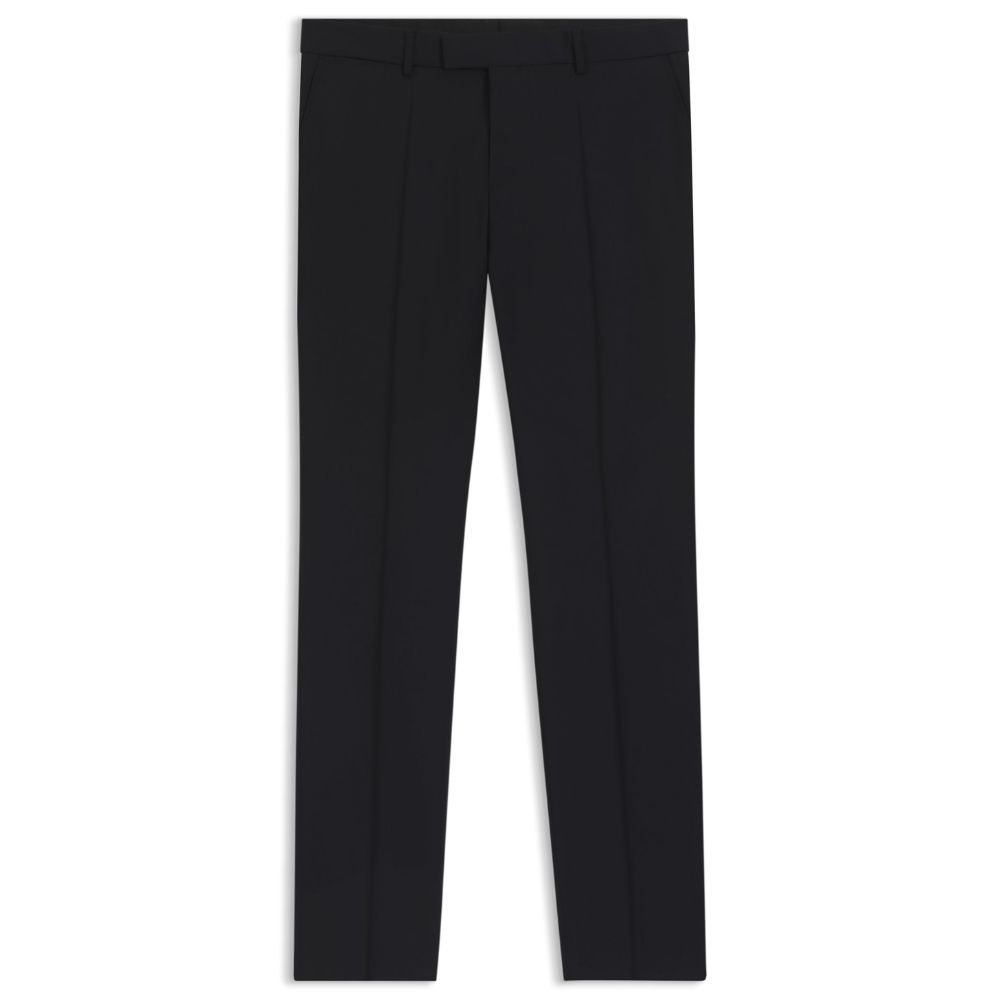 BOSS H-Genius Slim Fit Trousers In Washable Wool