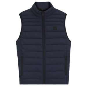 BOSS Packable Slim-Fit Gilet With Water-Repellent Mixed Quilting