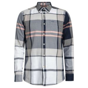 BARBOUR Dunoon Tailored Shirt In A Riverstone Tartan