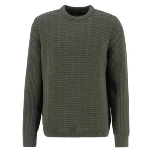 Barbour Cleverland Green Crew Neck Jumper