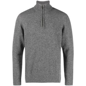 Grey Half Zip
