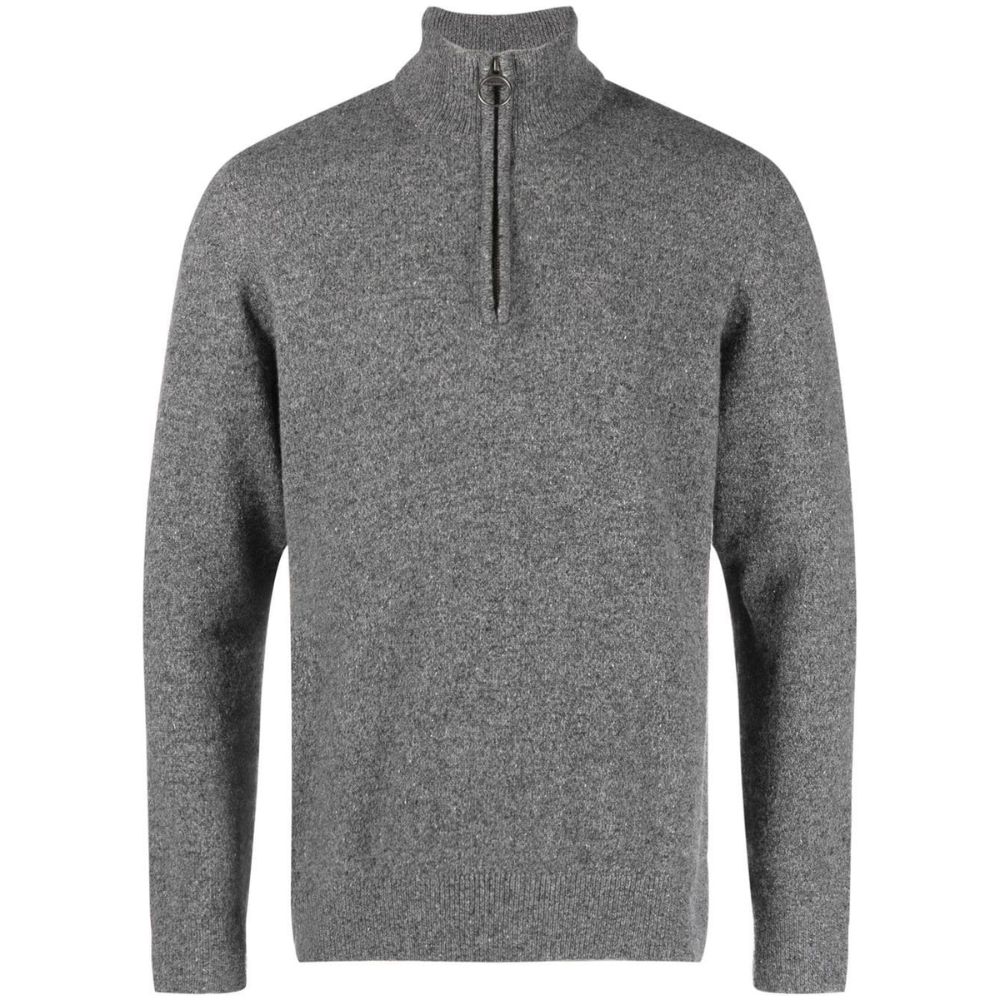 Grey Half Zip