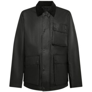 Belstaff Waxed Cotton Black Incline Jacket
