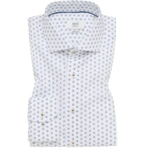 Eterna 1863 Modern Fit Paisley White Shirt
