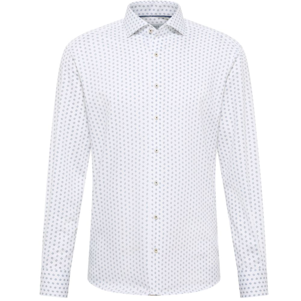 Eterna 1863 Modern Fit Paisley White Shirt 2
