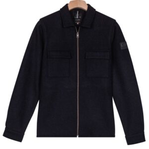 Giordano Carissio Full Zip Navy Overshirt