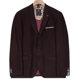 Giordano Robert Wool Blend Burgundy Jacket