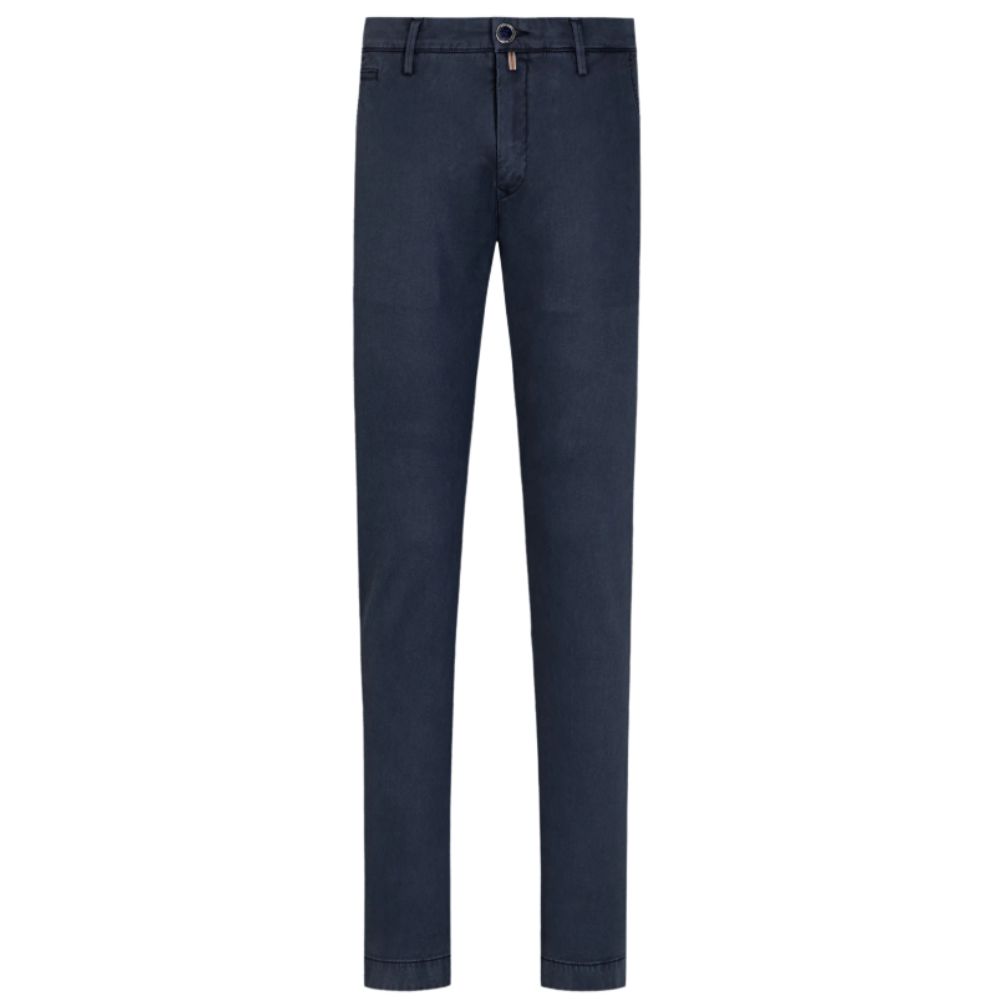JACOB COHËN Slim Fit Navy Cotton Stretch Chino
