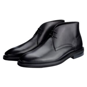 John White Castle Black Calf Chukka Boot