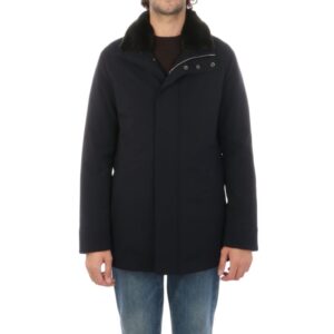 MONTECORE Tech Bi-Stretch Fabric Navy Car Coat