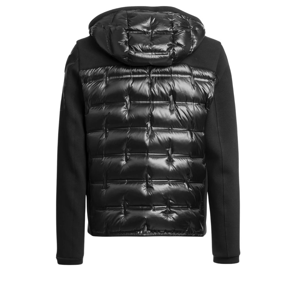 PARAJUMPERS Gyles Hooded Black Hybrid Jacket