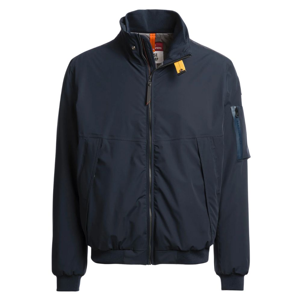 PARAJUMPERS Liad Padded Navy Bomber Jacket