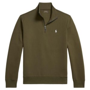 POLO RALPH LAUREN Double-Knit Green Quarter-Zip