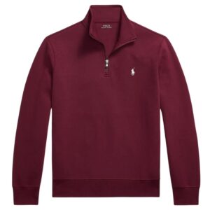 POLO RALPH LAUREN Double-Knit Wine Quarter-Zip