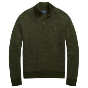 Green Half-Zip Pullover