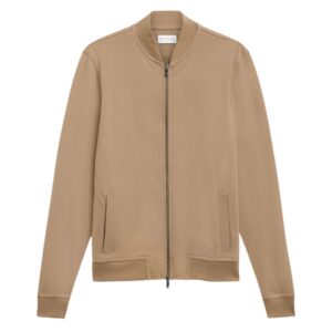 Pal Zileri Camel Full Zip Bomber Jacket