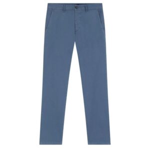 BOSS Light Blue Slim Fit Cotton Chinos