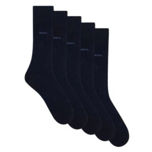 BOSS Five Pack Of Navy Socks