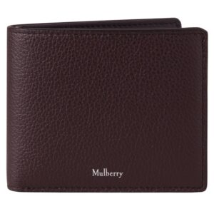 MULBERRY Ebony Small Grain 8 CARD WALLET