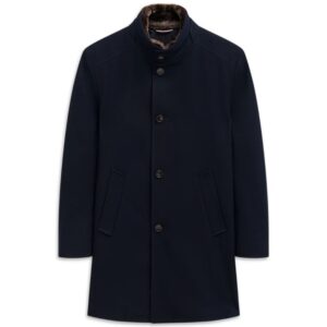 BUGATTI Navy Coat With Detachable Insert