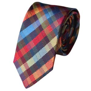 Madras Check Tie