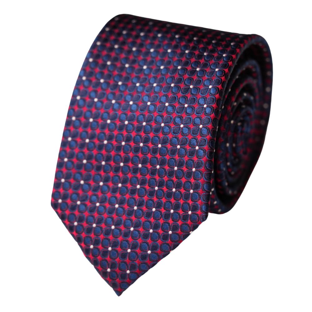 Red and Navy Tie