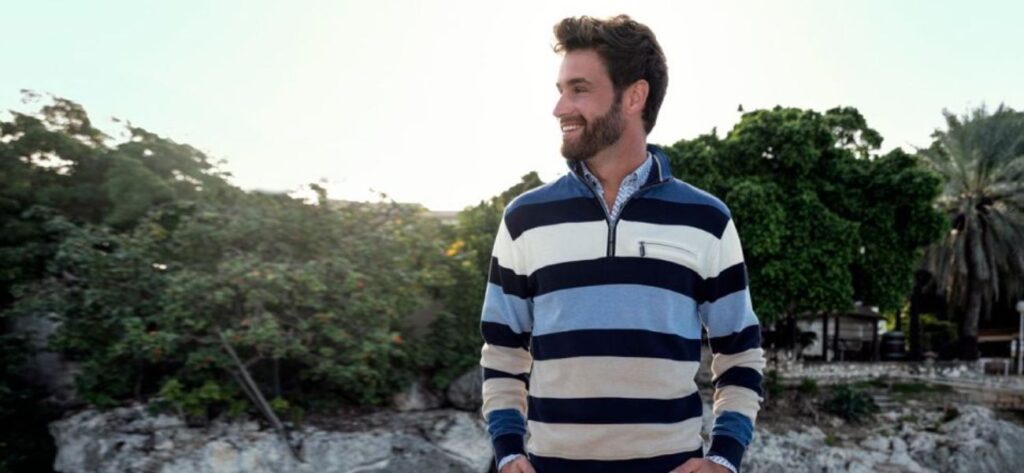 mens quarter zip jumper 3