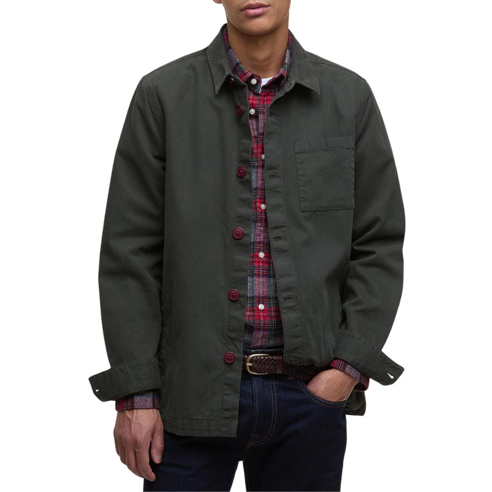 BARBOUR Washed Green Overshirt