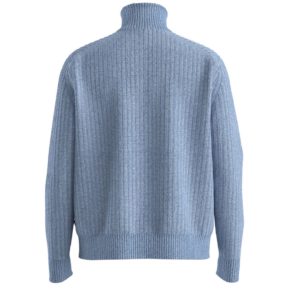 BOSS KWinter Cotton Blue Half Zip