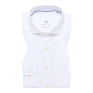 ETERNA Soft Jersey White Shirt Modern Fit