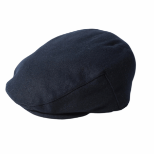 FAILSWORTH Navy Melton Flat Cap