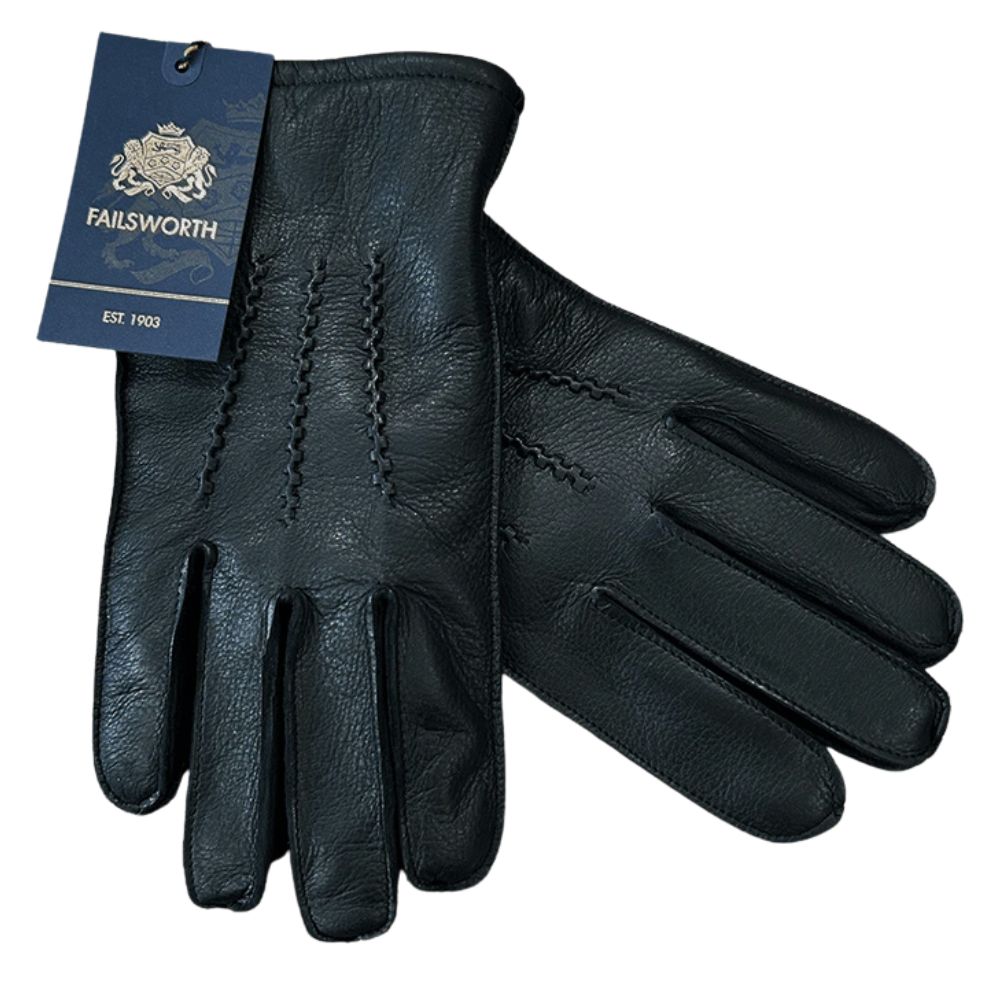 Failsworth Winston Black Leather Gloves 1