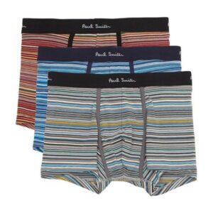 Paul Smith Organic-Cotton ‘Signature Stripe’ Mix Boxer Briefs Three Pack