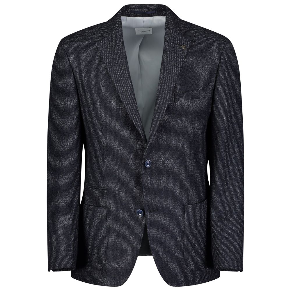 ROY ROBSON Micro Check Navy Blazer