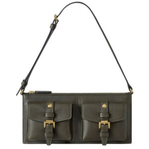 Mulberry Mini Roxanne Shoulder Bag Juniper Green NVT