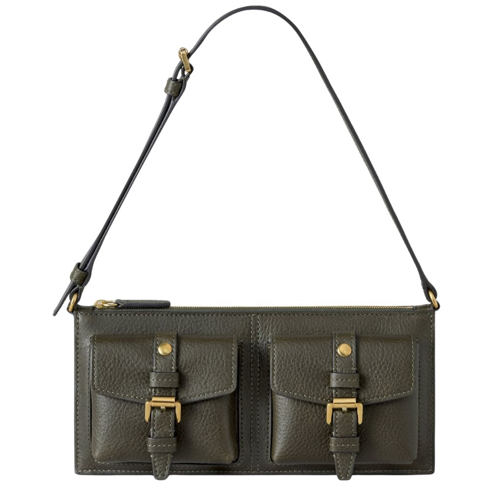 Mulberry Mini Roxanne Shoulder Bag Juniper Green NVT