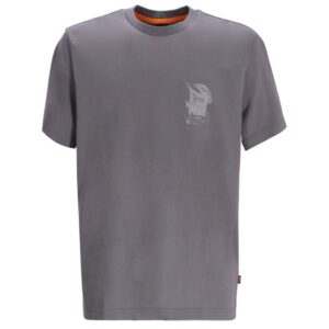 BOSS Grey Cotton Logo Design T-shirt