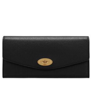 Mulberry Darley Wallet Black Small Classic Grain