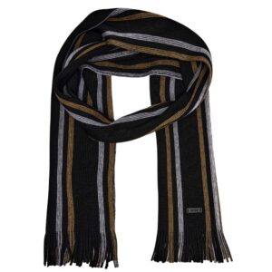 BOSS Signature Colour Stripe Wool Scarf
