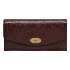 Mulberry Darley Wallet Oxblood Small Classic Grain
