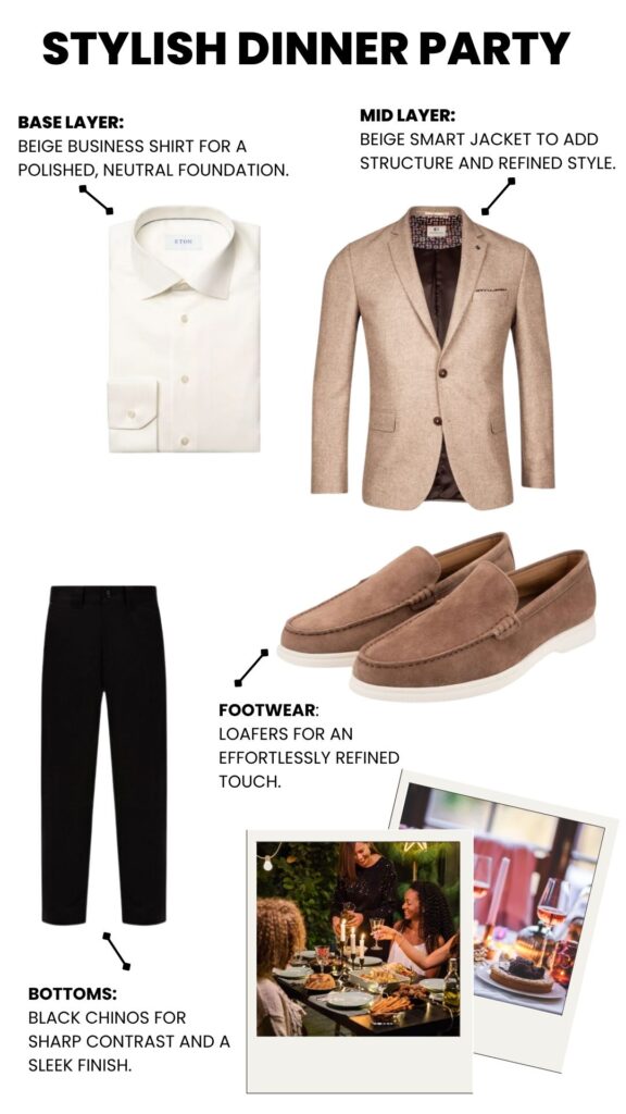 stylish dinner party