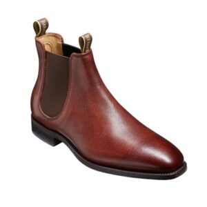 Barker Mansfield Cherry Grain Chelsea Boot