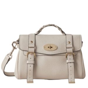 Mulberry Mini Alexa Chalk Heavy Grain