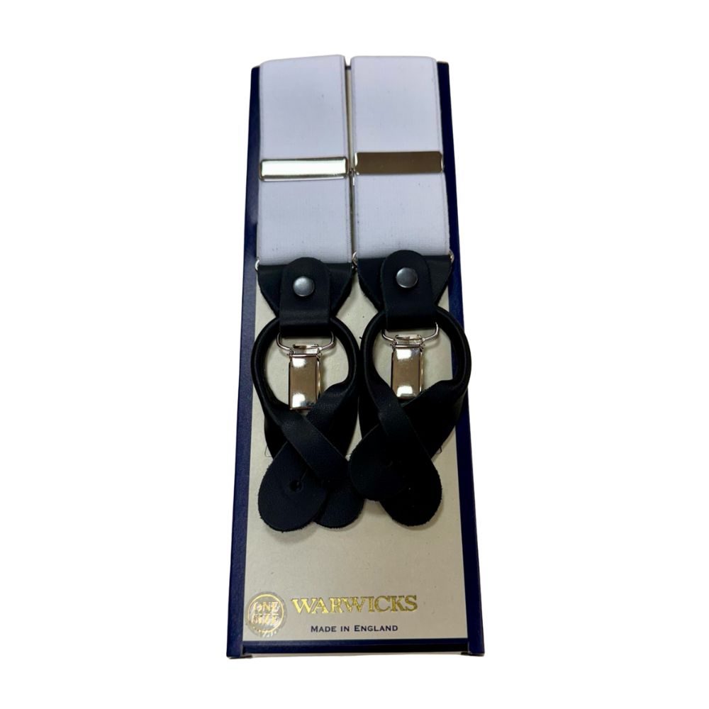 WARWICKS White Two Way Braces